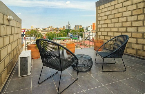 Downtown Guadalajara Apartment | Amazing View Loft w/Gym & Coworking | 2 BD | Tribu Colón