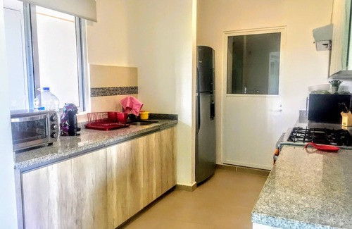 Cancun Apartment | Amazing View of the lagoon from The big Terrace, Ground Floor Apartment.