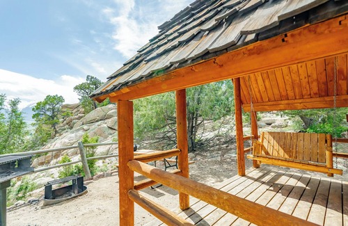 Buena Vista Cabin | AMAZING views of the Collegiate Peaks and most secluded 1 Room Dry Camping Cabin. Sleeps up to 4.