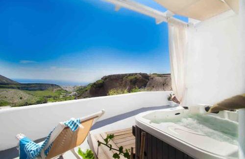 Megalochori Villa | Amazing Vineyard View Luxury Villa with juccuzi!