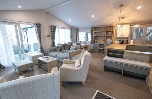 Mudeford Ski Chalet | Amberley - a luxury, pet friendly lodge on the popular Sandhills Holiday Park