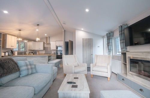 Mudeford Ski Chalet | Amberley - a luxury, pet friendly lodge on the popular Sandhills Holiday Park