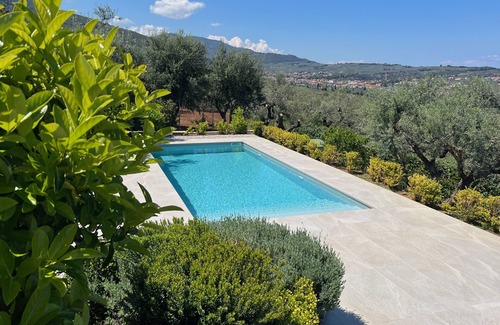 Egira Villa | Ampelos Hillside Villa with Pool and Amazing View of the Corinthian Golf
