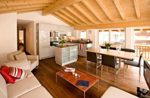 Zermatt Apartment | An elevated, duplex, 4 bedroom apartment with Matterhorn Views