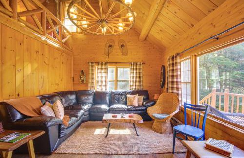 Andover House | Andover Cabin Retreat with Hot Tub and Fireplace!