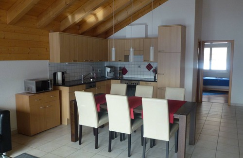 Leukerbad Apartment | Anessa 43 - Bright loft apartment with a clear view in Leukerbad, 2 bedrooms. 5 beds