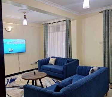 Kisumu Apartment | Angie's staycation 1br apt Milimani- Fast internet, secure parking, Free netflix