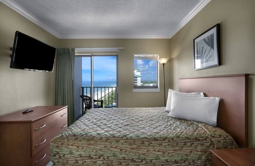 Myrtle Beach Resort | Angle Oceanfront Two Bedroom Condo + Official On-Site Rental Privileges
