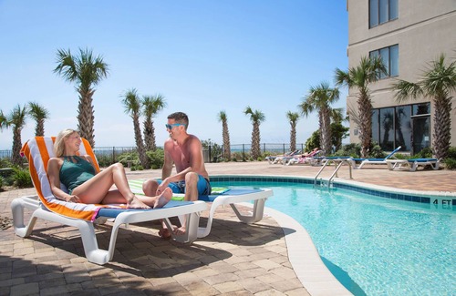 Myrtle Beach Resort | Angle Oceanfront Two Bedroom Condo + Official On-Site Rental Privileges