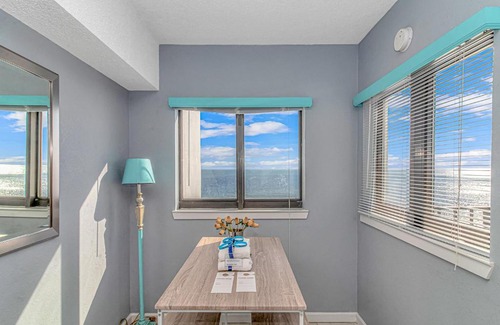 Myrtle Beach House | Angled Oceanfront Studio with Incredible Views! Palace Resort 1003 - Sleeps 4 guests