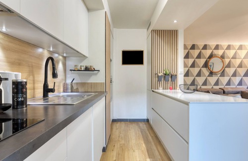 Gare-Jouvenet Apartment | Annick, joli appartement avec parking et jardin