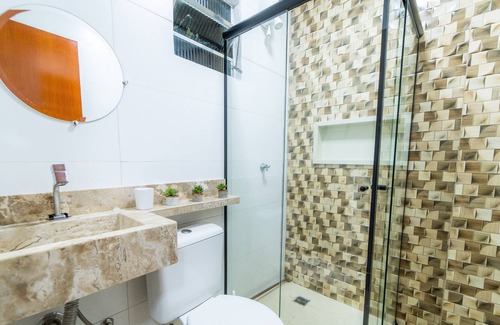 Setor Comercial Sul Apartment | AP 85m2, 2Qts W/Suite, Full Kitchen, Wi-fi 500MB, Garage, Service Area