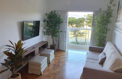 Jose Menino Apartment | Ap Pé na Areia Vista Parcial Mar