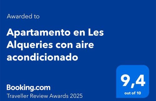 Les Alqueries Apartment | Apartamento en Les Alqueries con aire acondicionado