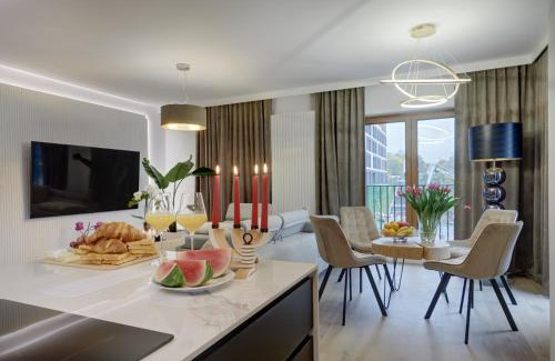Katowice Apartment | Apartament Heaven 80 m2-Ceglana Park 2 luksusowe sypialnie i parking