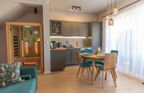 Ustka Apartment | Apartament Ustka Holiday z sauną i ogrodem
