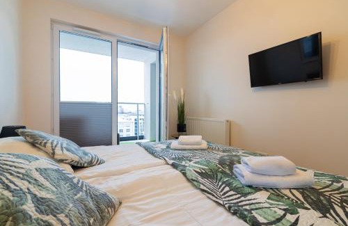 Bialystok Apartment | Apartament z dwoma sypialniami i z miejscem postojowym