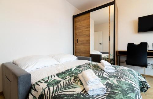 Bialystok Apartment | Apartament z dwoma sypialniami i z miejscem postojowym