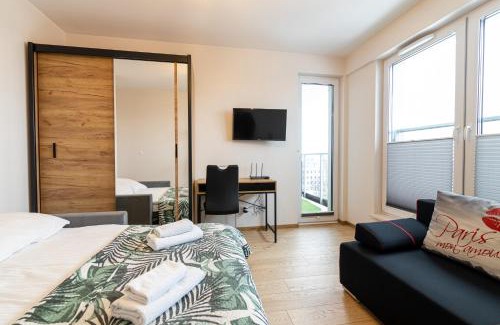 Bialystok Apartment | Apartament z dwoma sypialniami i z miejscem postojowym