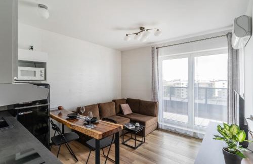 Psie Pole Apartment | Apartament z tarasem i miejscem postojowym