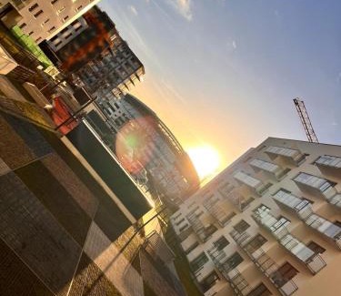 Grunwald Apartment | APARTAMENT z widokiem na stadion Styl Industrialny Jedyny taki CHECK IN 24 H