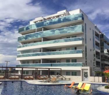 Arraial do Cabo Apartment | Apartamento aconchegante vista mar e piscina em cond de Arraial do Cabo