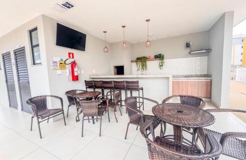 Ourinhos Apartment | Apartamento com piscina, arcondicionado e vaga