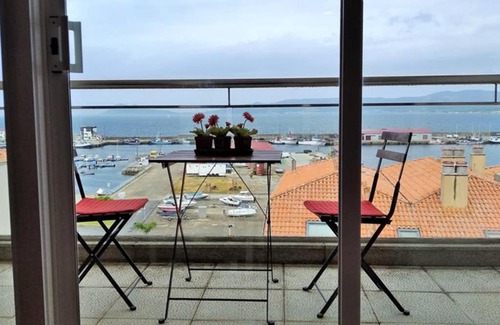 Portosin Apartment | Apartamento con terraza y vistas al mar, Portosín