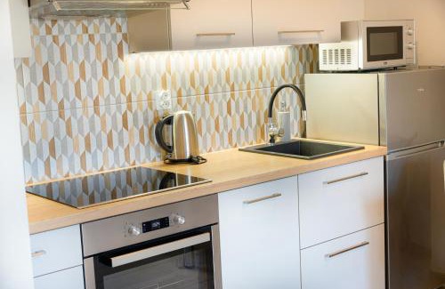 Kudowa Zdroj Apartment | APARTAMENTY "LA VILLA" SUITE z salonem, 1 sypialnią, tarasem, parkingiem, blisko centrum