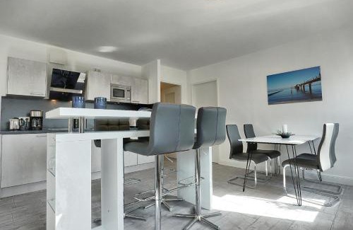 Zingst Apartment | Aparthotel "Am Kurhaus" 108, App Ostseeblick