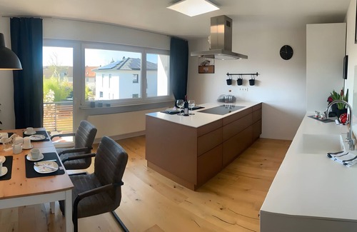 Radolfzell am Bodensee Apartment | Apartment 'Seestern' with Shared Garden, Balcony and Wi-Fi