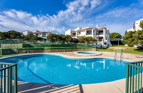 Cala en Forcat Apartment | Apartment 'Biniforcat cb' with Sea View, Shared Pool & Wi-Fi