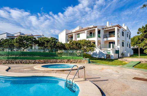 Cala en Forcat Apartment | Apartment 'Biniforcat cb' with Sea View, Shared Pool & Wi-Fi