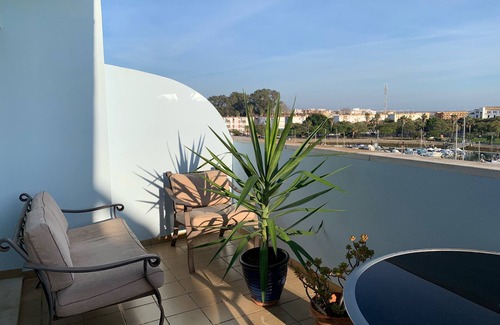 Ayamonte Apartment | Apartment Cardenio luxury penthouse apt with sun terrace & Views of marina