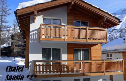 Saas-Fee Apartment | Apartment Chalet Saasia by Interhome