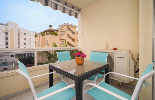 El Albir Apartment | Apartment Coliseo Spaniahome with Balcony, Shared Pool & Wi-Fi