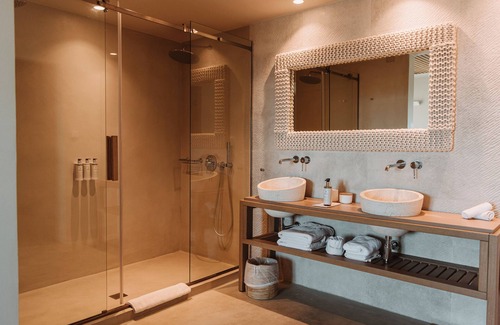 Agios Stefanos House | Apartment 'Comfort Room' with Sea View, Wi-Fi and Air Conditioning