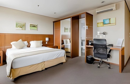 Osasco Hotel | Apartment complete with microwave and fridge ap 1101