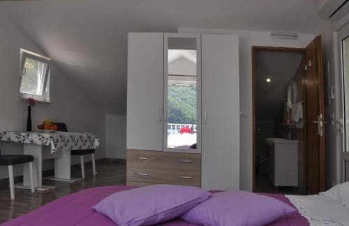 Okuklje Apartment | Apartment Danijela Mljet - Studio Apartment with Balcony and Sea View