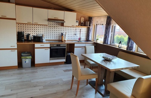 Horumersiel Apartment | Apartment 'Rödel' with Shared Terrace, Private Garden and Wi-Fi