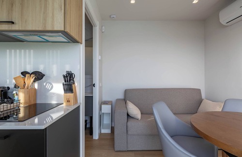 Puebla del Caraminal Apartment | Apartment 'Bungalow 1' with Sea View, Wi-Fi and Air Conditioning