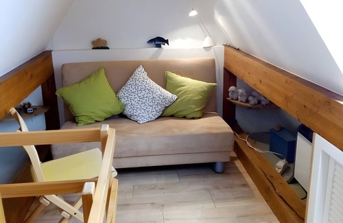 Ostersiel Apartment | Apartment 'Ferienwohnung Inseltied' with Sea View, Balcony and Wi-Fi