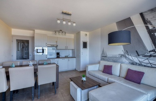 Bray-Dunes House | Apartment for 4 people with sea view and balcony at the back side
