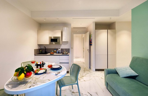 Piano di Sorrento Apartment | Apartment 'Gio Mar Green' with Mountain View, Wi-Fi and Air Conditioning