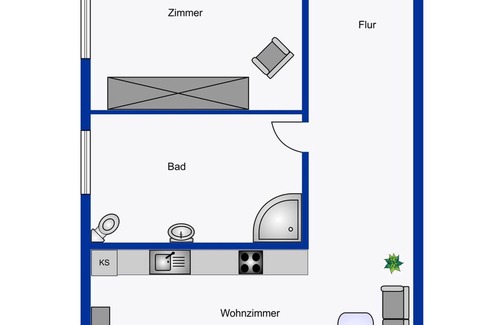 Wyk auf Foehr Apartment | Apartment Hooge 30 - Located directly at the sea