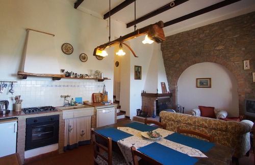 Gaiole in Chianti Apartment | Apartment in Tuscan stone house, surrounded by nature with private pool