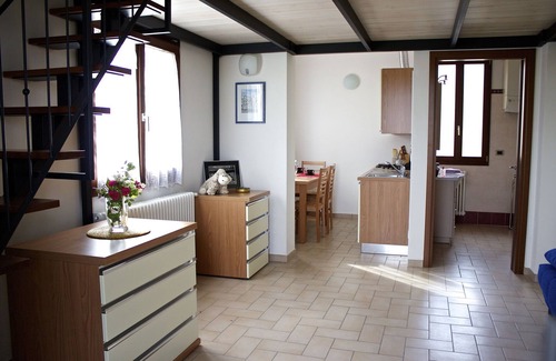 Casalfiumanese Apartment | Apartment in Sassoleone with Pool, Balcony & Garden