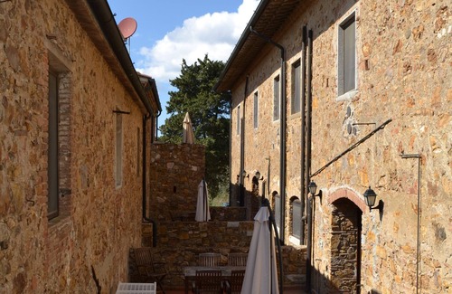 Casalappi Apartment | Apartment with balcony in medieval village with swimming pool, tennis, in the countryside near the sea and services