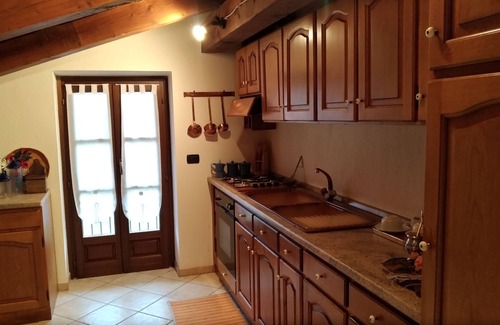 Villar San Costanzo Apartment | Apartment in Villa in Maira Valley With Convenient Courtyard Parking
