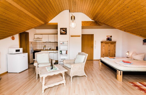 Espasingen Apartment | Apartment 'Jonagold' with Balcony and Wi-Fi